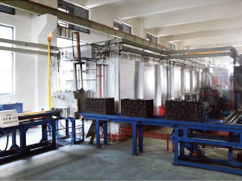 Heat treatment line